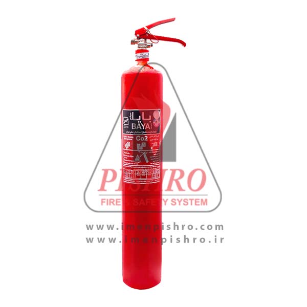 کپسول آتش‌نشانی CO2 بایا 6 کیلویی