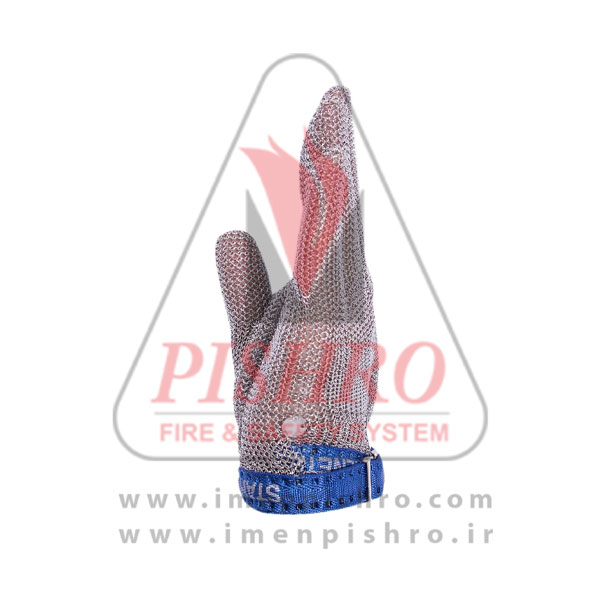 دستکش قصابی ایمنی ضدبرش ساق کوتاه