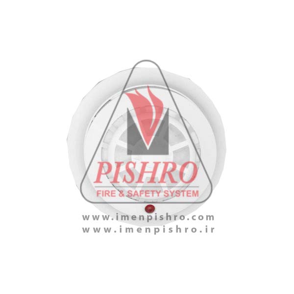 دتکتور حرارت ثابت آریاک ۴۸ ولت رله دار مدل AFH-48 با پایه