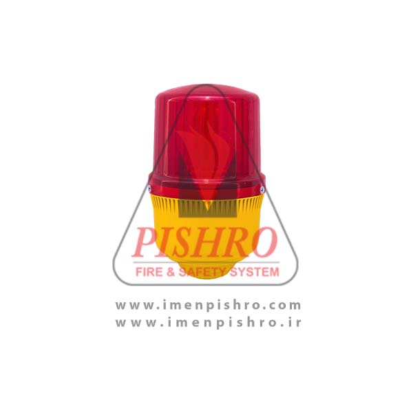 چراغ چشمک زن ۲۲۰ ولتی رنگ قرمز