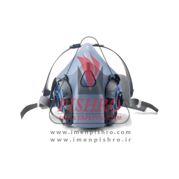 ماسک شیمیایی نیم صورت سیلیکونی تری ام 7502