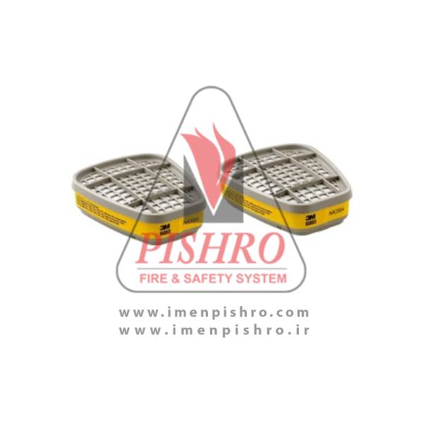 کارتریج نوار زرد ضد اسید ماسک 3M 6003