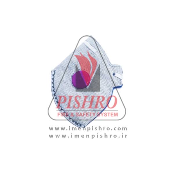 ماسک تنفسی سوپاپ دار کربن اکتیو ترمه FFP3 مدل 3711