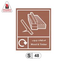خرید تابلو بازیافت ضایعات چوب