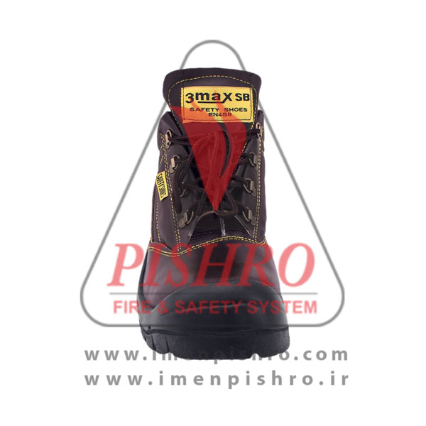 پوتین ایمنی ایمن پا مدل 3max قهوه ای