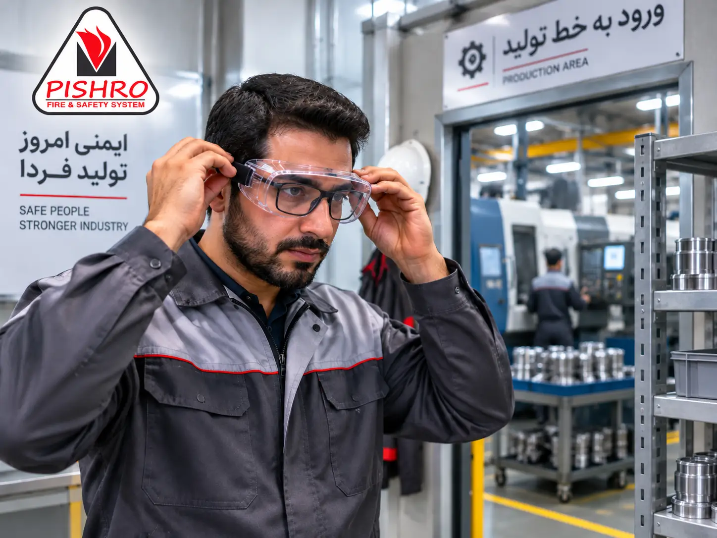 گاگل سازگار با عینک طبی